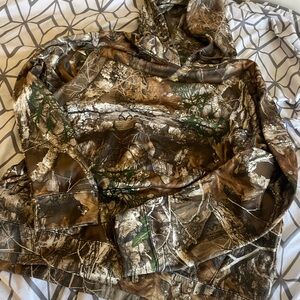 Realtree Camo Pullover Hoodie in Brown, Green, White